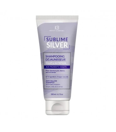 Sampon anti-ingalbenire pentru par grizonat, alb, uscat sau tern - Sublime Silver Shampooing Déjaunisseur, ICB 200ml