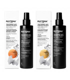 Set Tratamente repigmentare pentru par alb sau grizonat, Ultra si Classic, Positiv'Hair, Phytema 150ml + 150ml