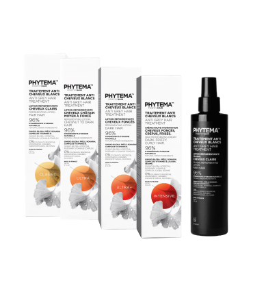Solutie Creme Intensive Phytema pentru par alb sau grizonat femei si barbati.
