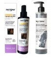 Set Solutie repigmentare par alb, grizonat, Ultra si Sampon BIO anti-matreata, antipelliculaire, Phytema 150ml + 250ml