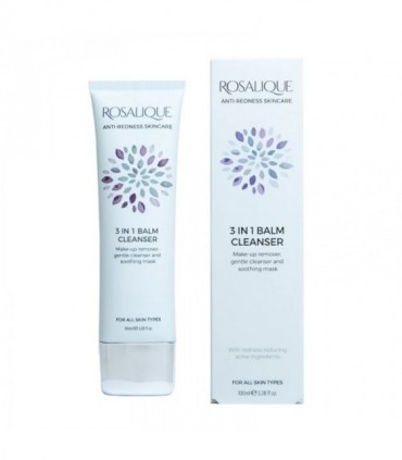 Balsam Cleanser 3 in 1 , anti-roseata, rozacee, cuperoza, eczeme, toate tipurile de ten, Rosalique 100 ml
