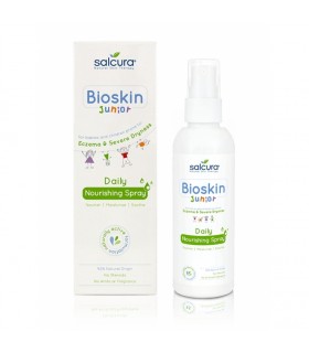 Bioskin - Spray nutritiv Junior pentru bebelusi si copii, piele foarte uscata cu eczeme, Salcura 100 ml