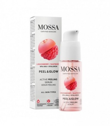 PEEL GLOW Ser peeling pentru ten Mossa 30ml