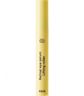 ABIB Retinal Eye Serum Lifting Roller - Ser de ochi cu Retinal si Cafeina pentru conturul ochilor 15 ml