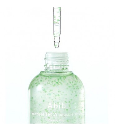ABIB Heartleaf Teca Capsule Serum Calming Drop - Ser ten calmarea rapida, echilibrare sebum, anti-imperfectiuni 50 ml