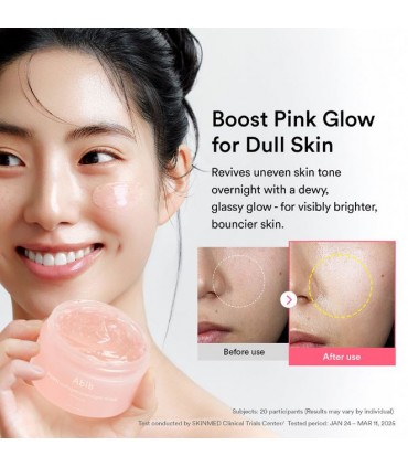 ABIB PDRN Collagen Overnight Mask Firming Jelly - Masca ten, cu Niacinamida si Acid Hialuronic, hidratarea pielii 80 ml