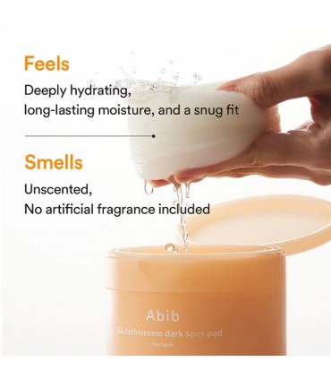 ABIB Glutathiosome Dark Spot Pad Vita Touch - Toner pentru ten, luminozitate si hidratare 60 buc