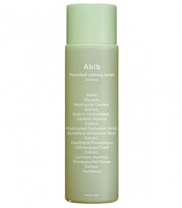 ABIB Heartleaf Calming Toner Skin Booster - Toner ten, Acid Hialuronic, indepartare sebum, celule moarte, hidratare 200ml
