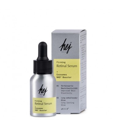 Ser Firming Retinal LONGEVITY cu Vitamina A și Exozomi pentru ten Hej Organic 30ml