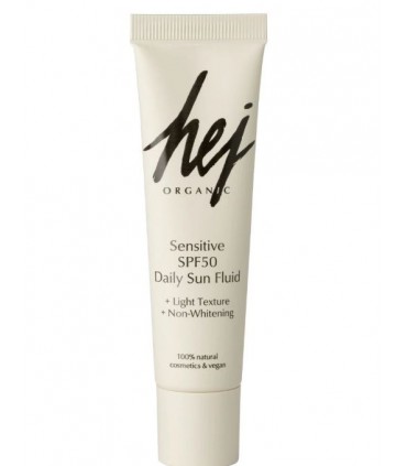 Fluid de zi SPF 50 SENSITIVE pentru ten, gat, decolteu, HEJ Organic 30ml