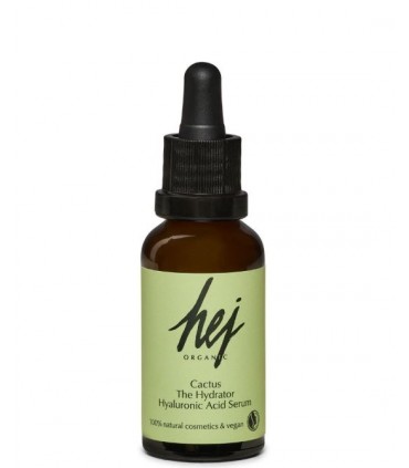 Ser cu acid hialuronic CACTUS THE HYDRATOR pentru ten Hej Organic 30ml