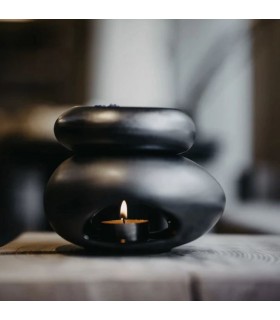 Difuzor ceramic BLACK - Wax melts sau uleiuri esențiale The Munio