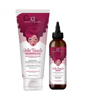 Pachet Promo cresterea parului si impotriva caderii parului Jolie Boucle Sampon 200 ml si Ser 100 ml, ICB