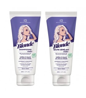 Pachet pentru par blond, sampon si balsam - Blonde Violet Shampooing et Baume, ICB 200ml + 200ml